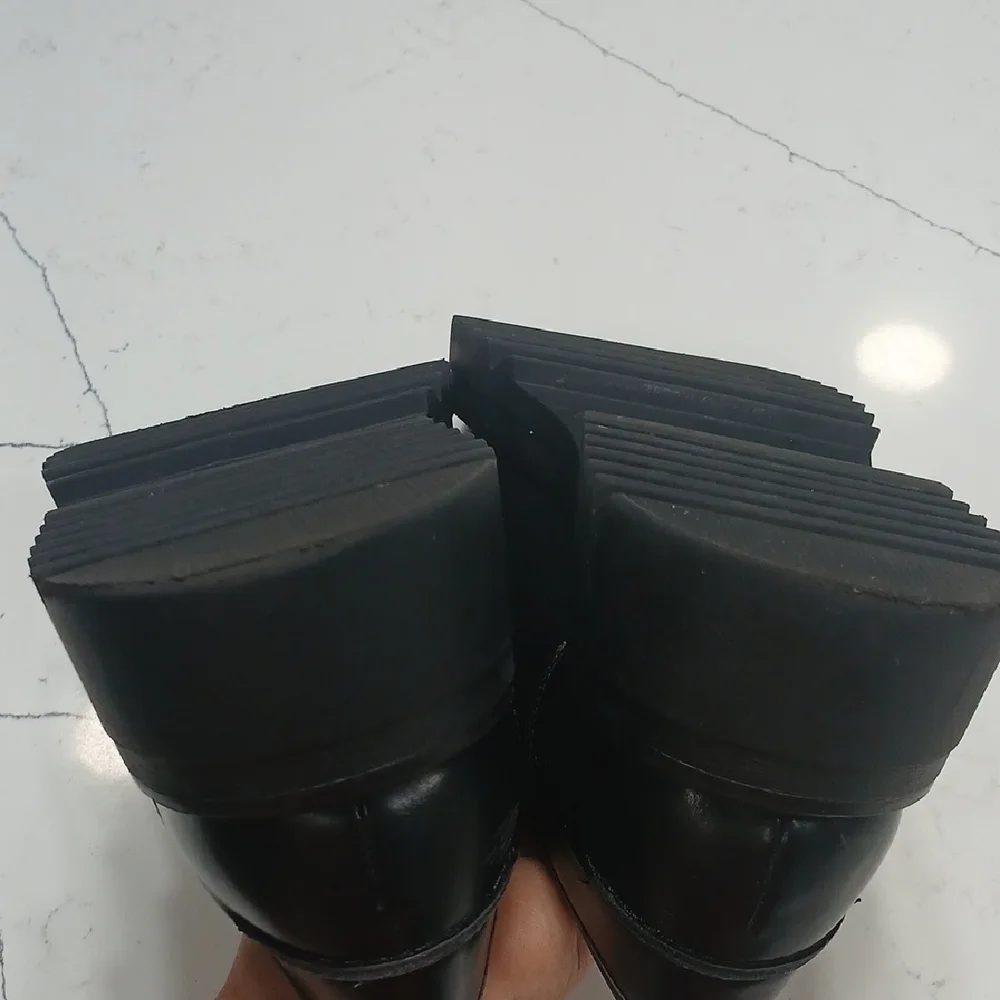 Black Loafers By Limelight Man Made Material, Sz 11, Gentle Useda little scratch